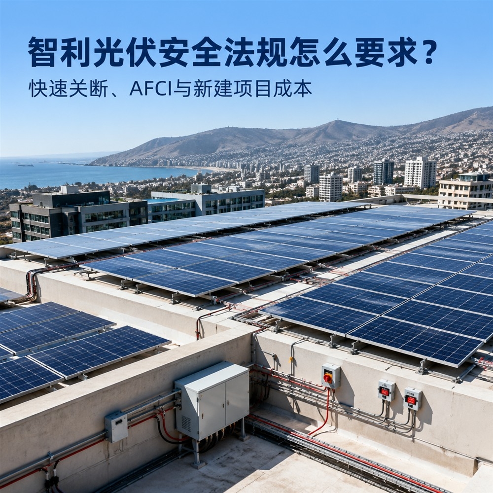 智利光伏安全法规怎么要求？快速关断、AFCI与新建项目成本一次讲清(pic1)