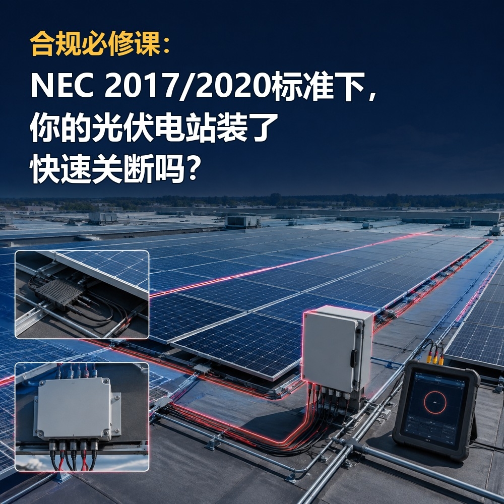 合规必修课:NEC 2017/2020标准下,你的光伏电站装了快速关断吗?(pic1)