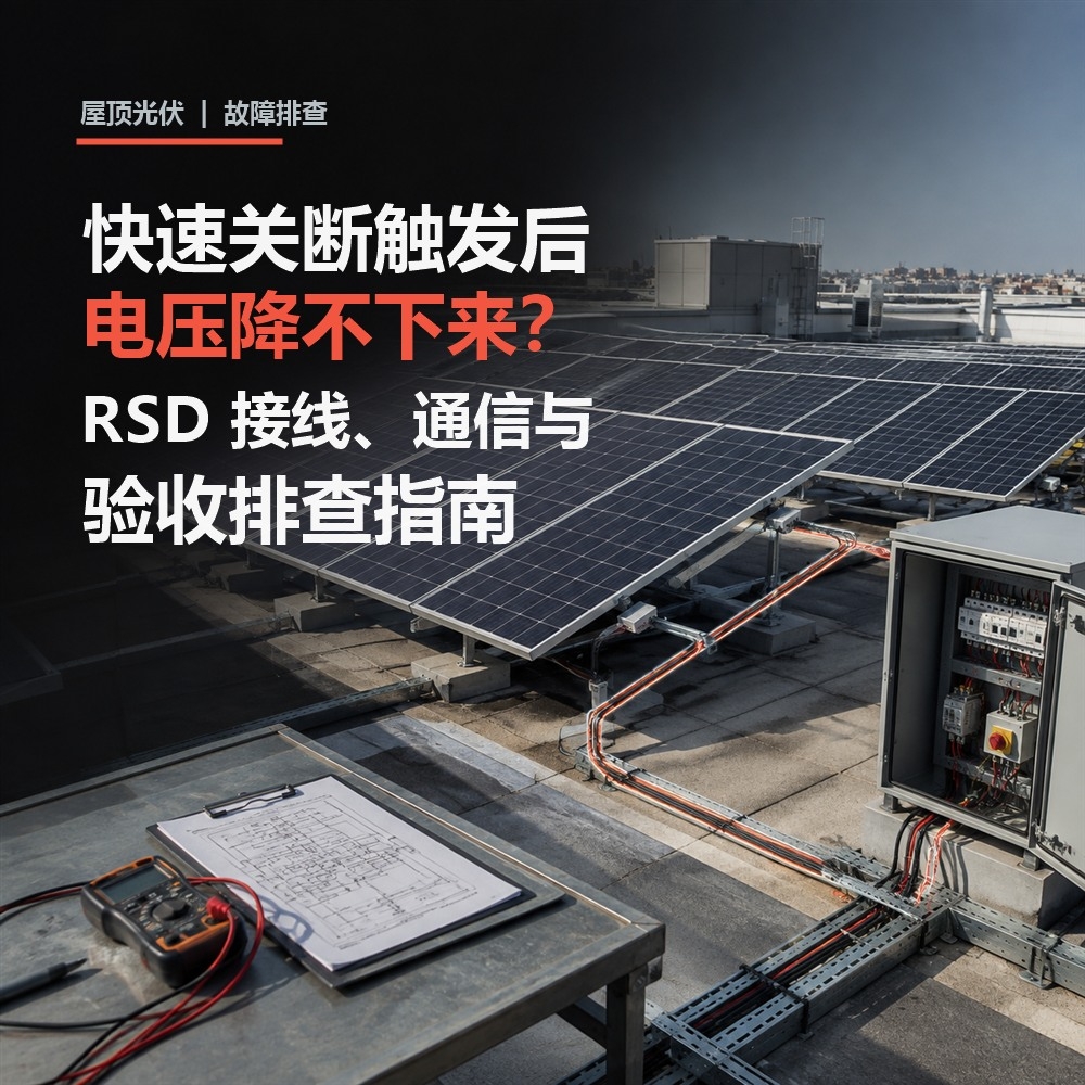 快速关断触发后电压降不下来?RSD接线、通信与验收排查指南(pic1)