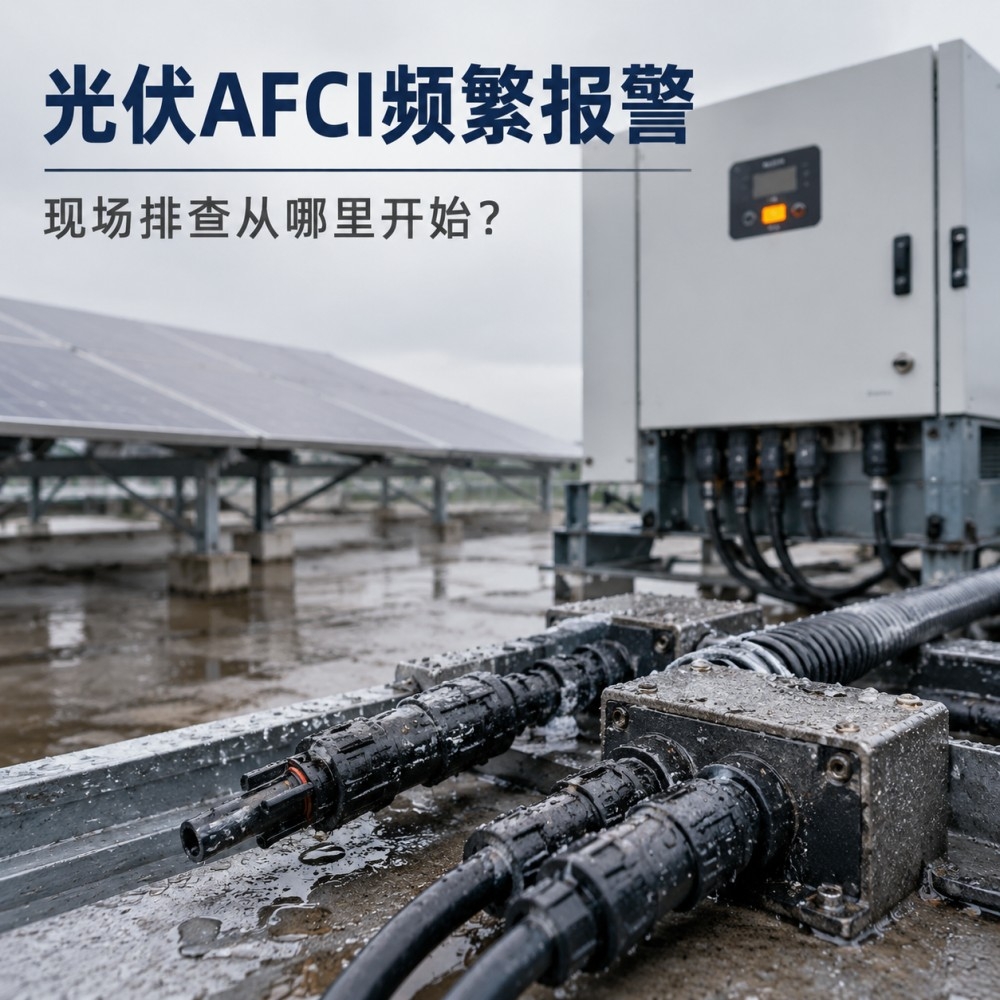光伏AFCI误报警频繁出现,现场排查应从哪里开始?(pic1)