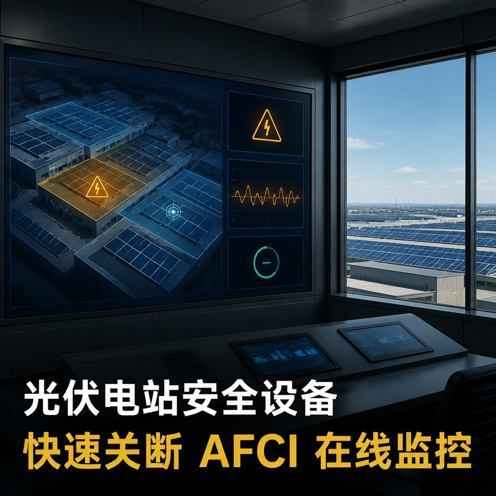光伏电站安全设备怎么搭配?快速关断、AFCI与在线监控方案解析(pic1)
