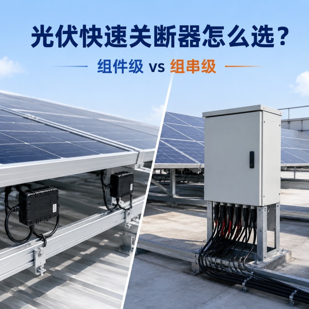 光伏快速关断器怎么选？组件级、组串级方案对比(pic1)